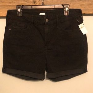 Old Navy Black Denim Jean Shorts